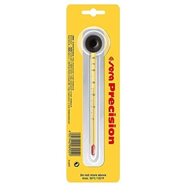 sera 08902 Precision Thermometer, High Precision Glass Thermometer, Temperature Range: 0 – 50 °C