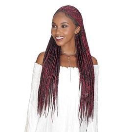 Zury Sis Synthetic Diva Braid Lace Front Wig - FULANI BOX 30" (FS1B/30)