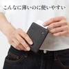 DONBOLSO Genuine Leather Money Clip with Coin Pocket Slim Wallet