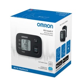 OMRON RS3 Baumanómetro de Muñeca, Bluetooth y App OMRON Connect