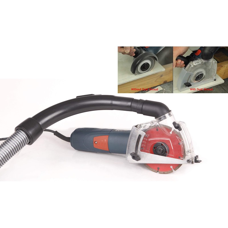 Aidelife Angle Grinder dust Collection Attachment, Cutting dust Shroud 4