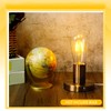 Tuanse 2 Pcs Polished Metal Desktop Lamp Base E26 E27