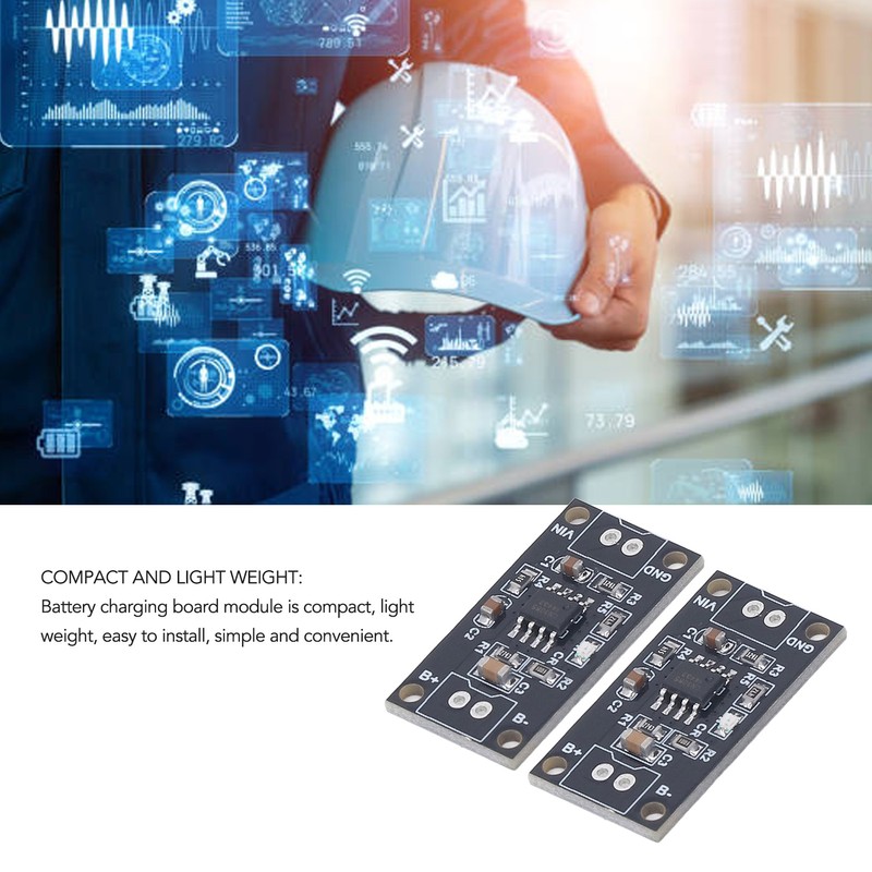 2Pcs 4.5V 1A Battery Charging Board Module NiMH Battery Charging