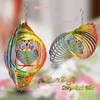 FONMY Wind Spinner Mandala Owl 12 inch 3D Stainless Steel