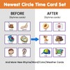 Auchq Circle Time Learning Center Cards Set Including Calendar Weather