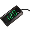 2 Pieces DC 4 to 28V Car Digital Voltmeter 12V
