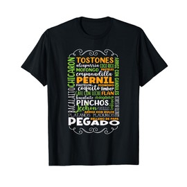 Tostones Alcapurria Mofongo Pernil Puerto Rico Food Lover T-Shirt