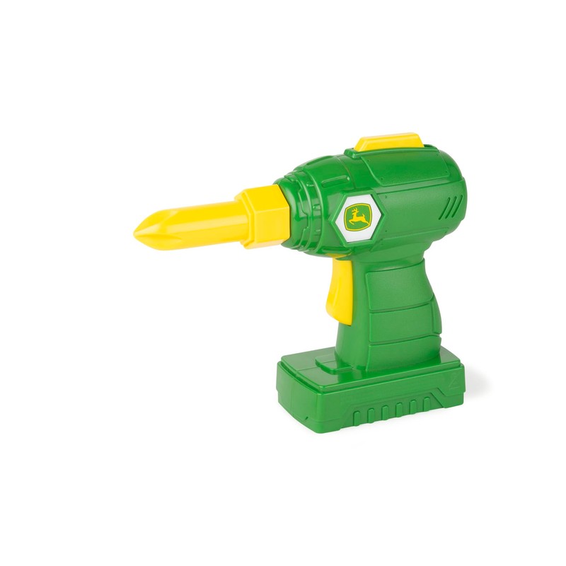 BUILD-A-BUDDY John Deere Tractor Toy and Toy Drill - Toddler