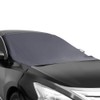Magnetic Car Sun Shade Cover with Flap and Safety Strap