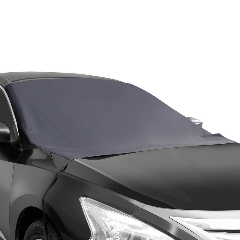 Magnetic Car Sun Shade Cover with Flap and Safety Strap