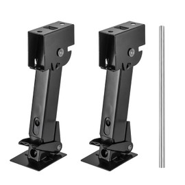 Yesland 2 Pack Trailer Stabilizer Jacks, Telescoping RV Camper Accessories with Adjustment Jack Rod Handle for Travel 450kg(1000 Lbs) Capacity Each, 11.4"-18"
