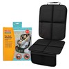 Nuby Deluxe Car Seat Protector, Black Mat for use Under