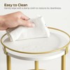 Yatiney 3-Tier Lazy Susan, Rotating Spice Rack, Spinning Organizer, Industrial