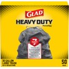 Glad Large 30 Gallon Trash Bags, Unscented Heavy Duty Garbage