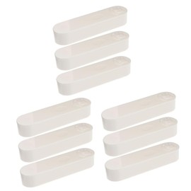 Beavorty 3sets Cotton Pad Holder Cotton Swab Box Small Swab Organizers Travel Storage Box Pp Material 3pcs*3