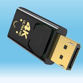 TV xStream 4K DisplayPort to HDMI Adapter - DP to HDMI Male Converter, Supports 4K 30Hz, Dual-Mode Plug and Play, HDMI 1.4 & DP v1.2 Compatibility, Audio & Video Sync, Male-Female (1)