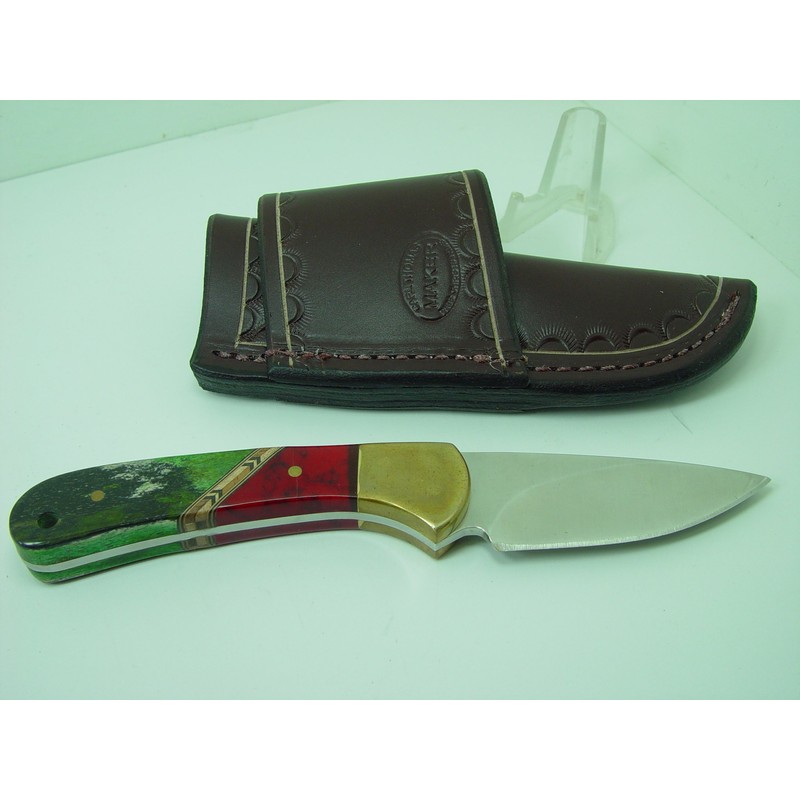 Custom Leather Cross Draw Knife Sheath That Fits a Buck