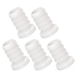 Quickun Plastic 1/2" Pex Barb Plug End Cap Pipe Crimp Fitting, Pack of 5