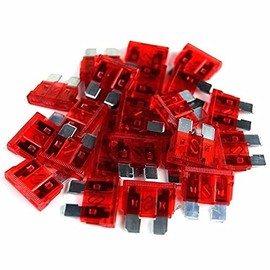 100 Pack Auto Fuses 10 AMP ATC/ATO Standard Regular Fuse Blade 10A Car Truck Boat Marine RV