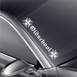 Schönheits Shop Oldschool Windscreen Sticker Tuning Turbo Dapper Rear Window RS