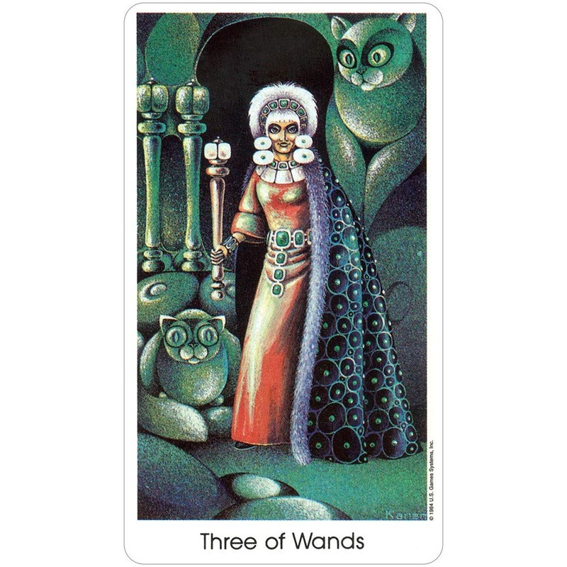 Sage Cauldron Cat People Tarot Deck by Kuykendall, Karen