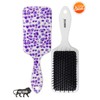 Ankita Printed Mini Paddle Hair Brush(Print and Color May Vary)
