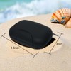 Vonpri - Jabonera portátil para baño y cocina, Negro