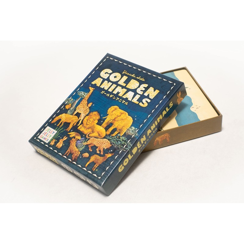 JELLYJELLYGAMES Golden Animals 2-4 Player Card Game Competition
