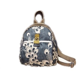 TOMOO Women's Rucksack, Pattern, 2-Way Backpack, Shoulder Bag, Outdoor, peacock