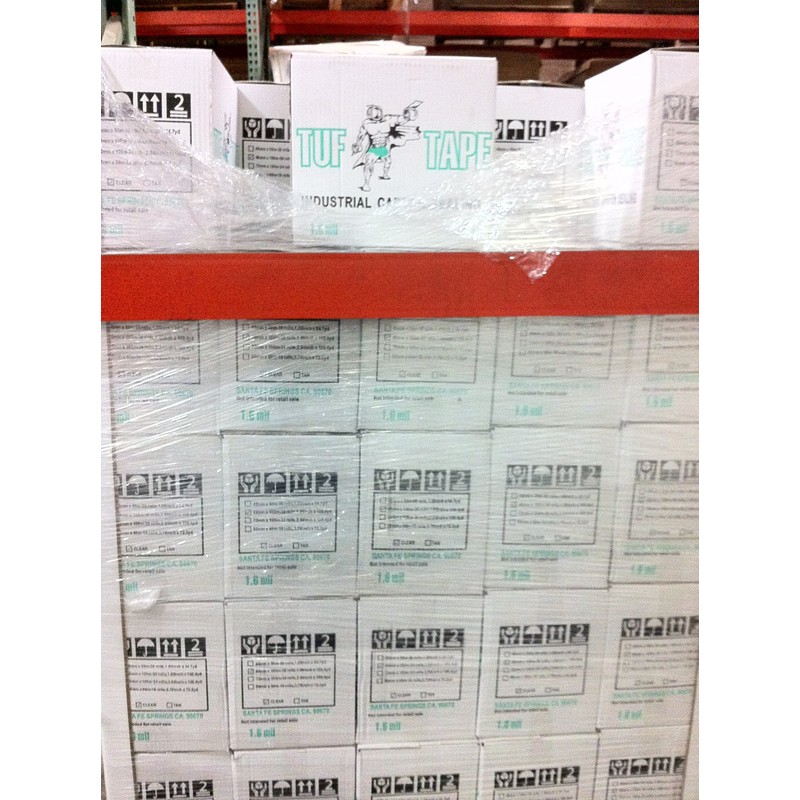 Tuf Tape Industrial Carton Sealing: 48mm X 100m; 2" X