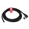 DRRI M12 Right Angle 8-Pins Female Sensor Connector to Fly
