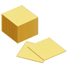 uxcell 72Pcs 2 x 2 Inch Mosaic Mirror Tiles, Large Gold Self-Adhesive Glass Mirror Stickers, Square Mosaic Tiles for DIY Craft Decoration