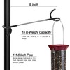 2 PCS Wrap Hooks Bird Feeder Pole Attachment Extra Feeder