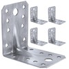 Angle Brackets Corner Braces Galvanised 2,75"x 2,75"x 2,17"x 0,06" (70