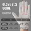 Honma Women's Golf Glove Left Hand, Premium Synthetic Leather, S,