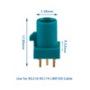 Vecys Fakra Z Male Crimp Connector Fakra Z Male Waterblue