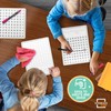 SCRIBBLEDO Dry Erase Number Chart for Students 9”x12” Small White