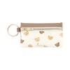 FLOWERING Smart Key Pouch Teddy Bear Pattern GKP0025-BR (Brown) [For