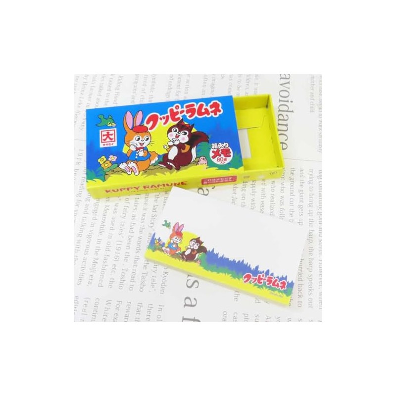 Kookie Ramune [Notepad] Slide Memo Candy Package