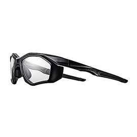 OGK KABUTO Bicycle Sports Sunglasses/Eyewear 301DPH (With Dock, Dimmable Lens Model), Matte Black