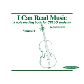 I Can Read Music, Vol 2: A note reading book for CELLO students