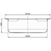 LuLuPaL Stainless Steel Drain Drain Basket 5.7 inches (144 mm)