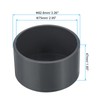 PATIKIL 75mm UPVC Pipe End Cap Fitting, Furniture Grade Plug
