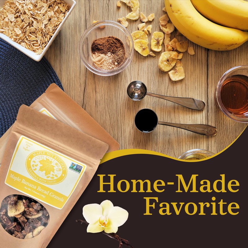 Maple Nut Kitchen Banana Bread Granola - Gluten-Free & Dairy-Free