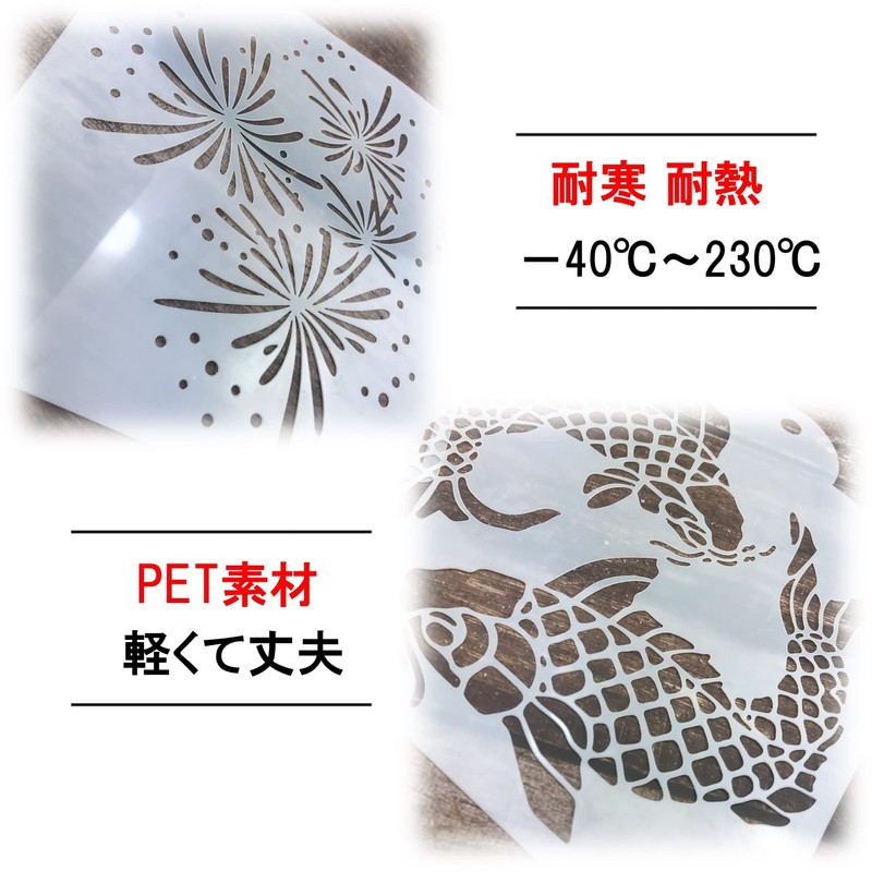 NOELAMOUR Drawing Template, Stencil Sheet, Painting Template, Children, Drawing, Japanese
