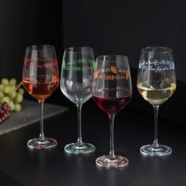 Dartington Crystal Time Love The Wine You're with, 233 mm (H) 59 CL