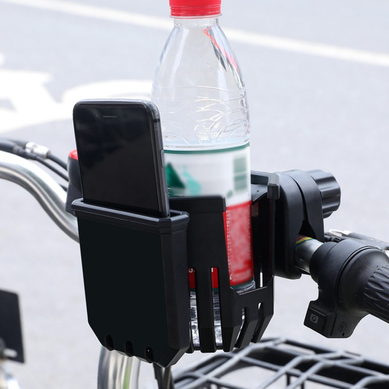 2 in 1 Bike Cup Holder Bicycle Handlebar Cup Holder