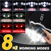 Elmchee Rechargeable Headlamp,18000 Lumen Bright 8 Led Head Lamp, 16