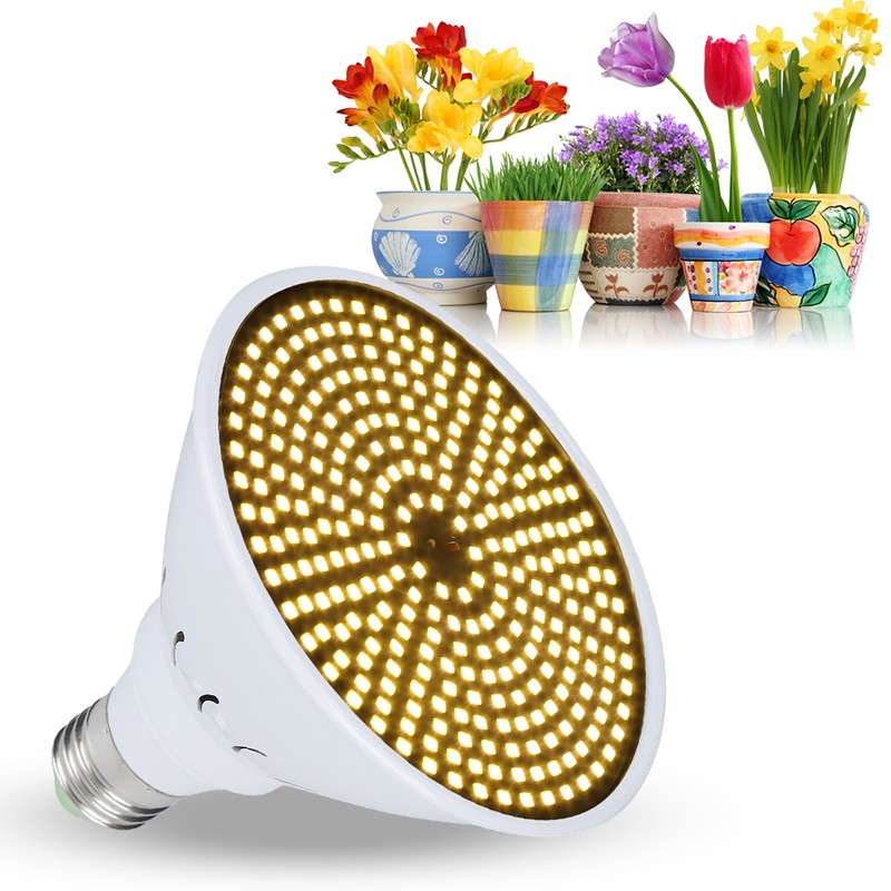 E27 10W 290LED Chip Garden Greenhouse Plants Growing Light for