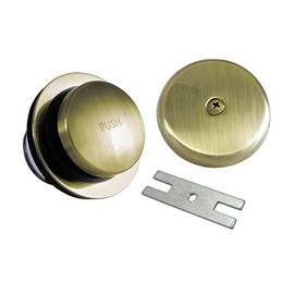 Kingston Brass DTT5302A3 Made to Match Easy Touch Toe-Tap Conversion, Tub Drain Kit, Antique Brass